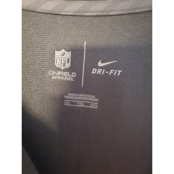 Nike Miami Dolphins Jacket Mens XXL White NFL On Field Dri Fit Full Zip * - Picture 3 of 3